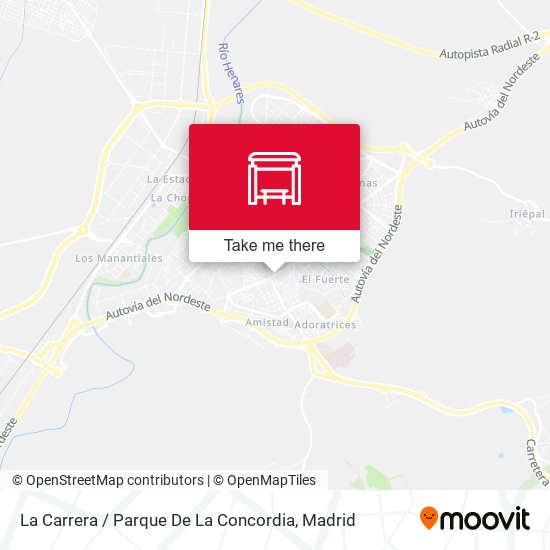 La Carrera / Parque De La Concordia map