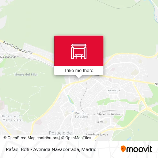 Rafael Botí - Avenida Navacerrada map