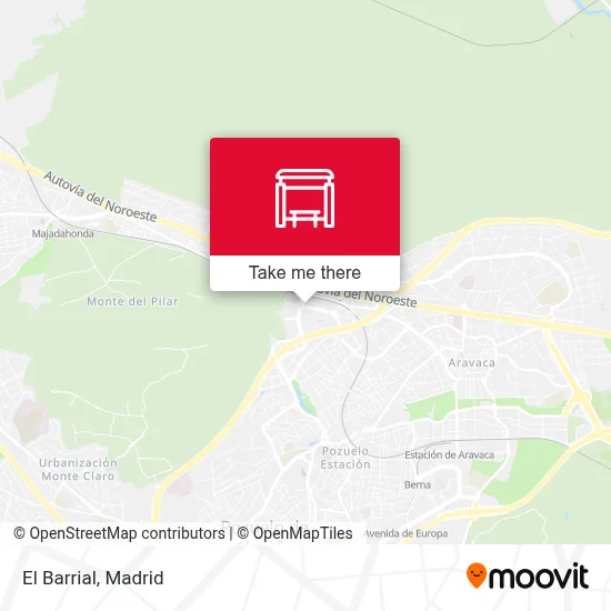 El Barrial map