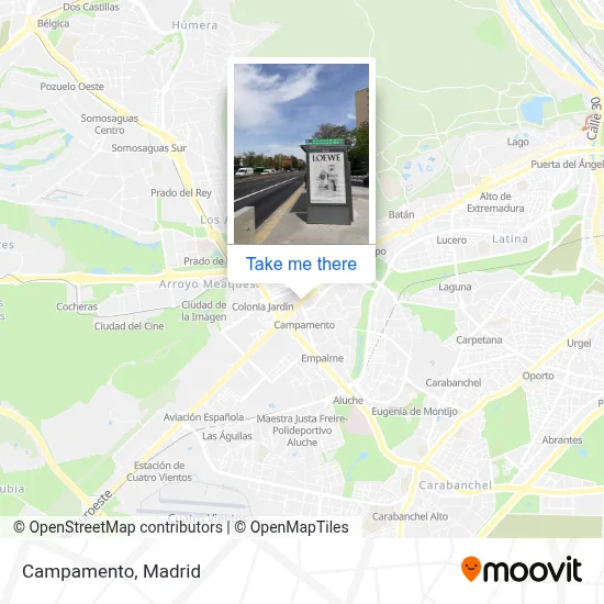 Campamento map