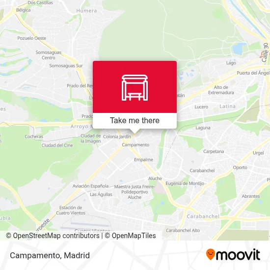 Campamento map