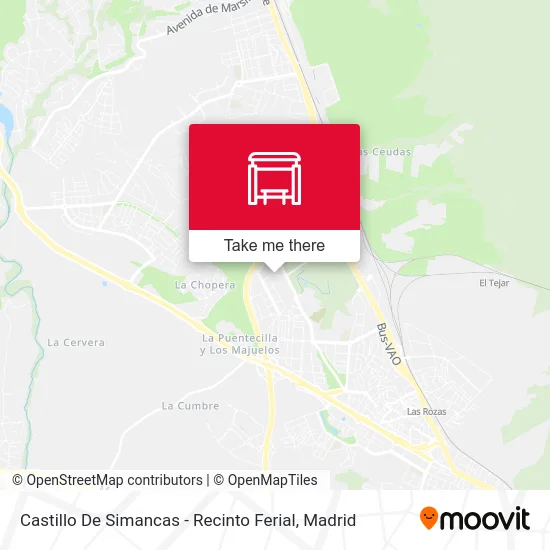 Castillo De Simancas - Recinto Ferial map