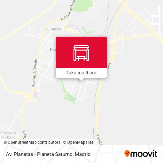 Av. Planetas - Planeta Saturno map