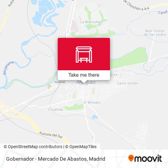 Gobernador - Mercado De Abastos map