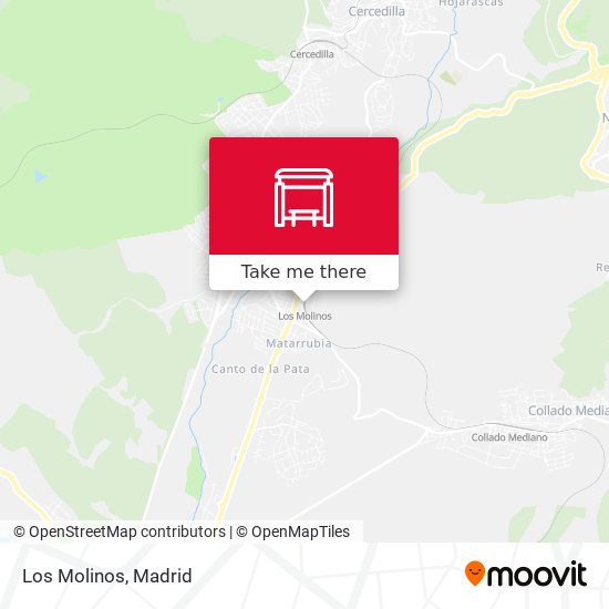 Los Molinos map