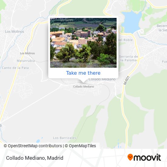 Collado Mediano map