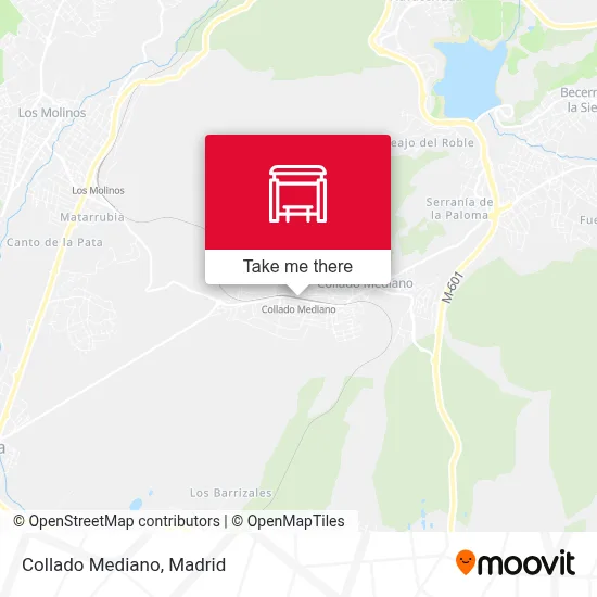 Collado Mediano map