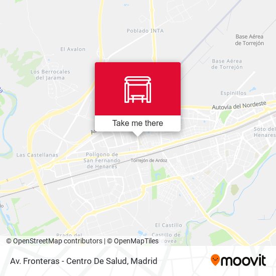 Av. Fronteras - Centro De Salud map