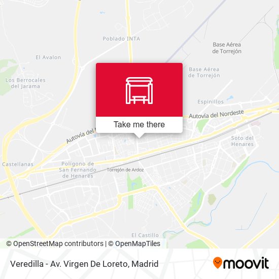 Veredilla - Av. Virgen De Loreto map