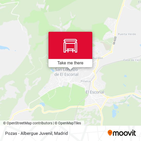 Pozas - Albergue Juvenil map