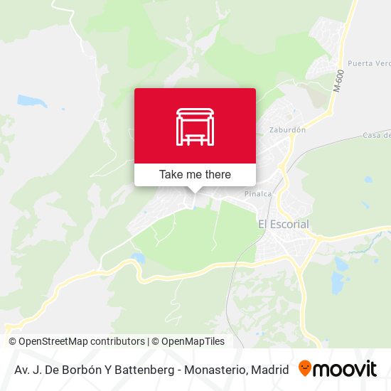 Av. J. De Borbón Y Battenberg - Monasterio map