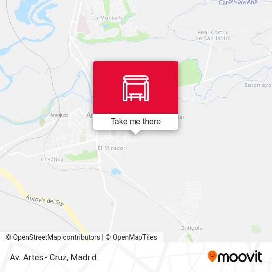 Av. Artes - Cruz map