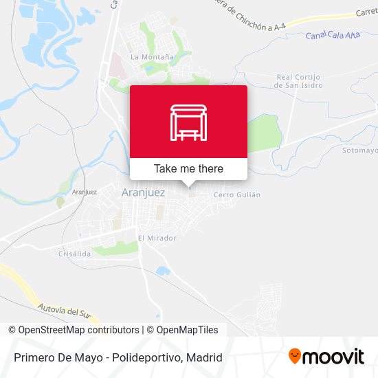 Primero De Mayo - Polideportivo map