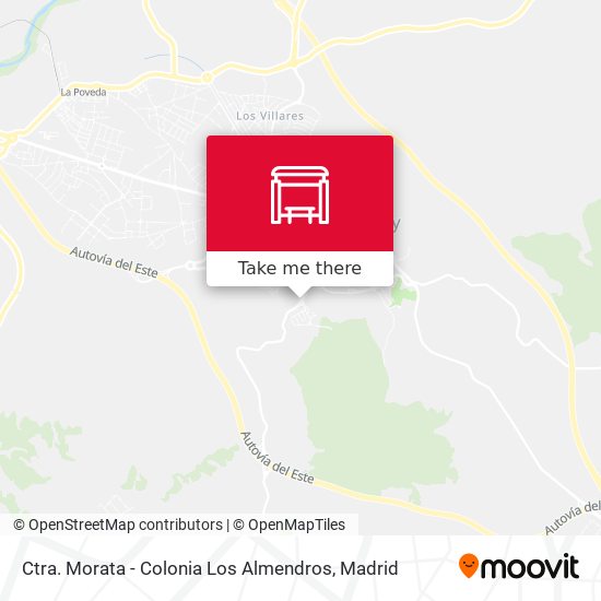 Ctra. Morata - Colonia Los Almendros map