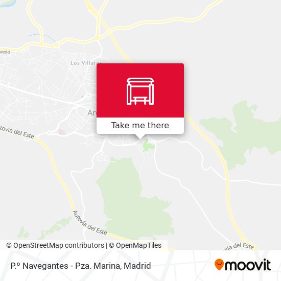 P.º Navegantes - Pza. Marina map