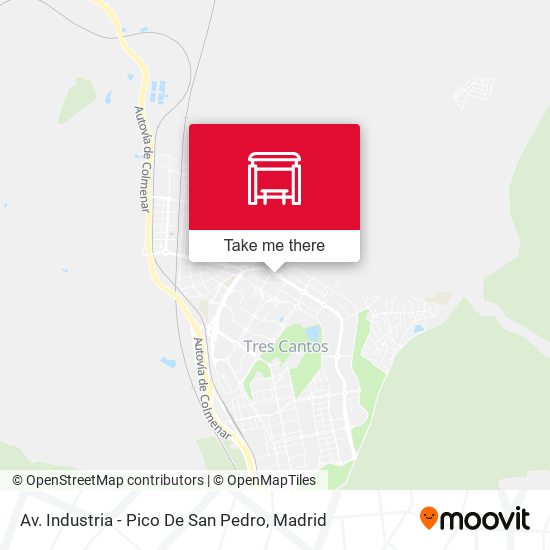 Av. Industria - Pico De San Pedro map