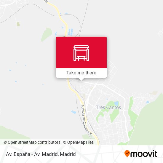 mapa Av. España - Av. Madrid