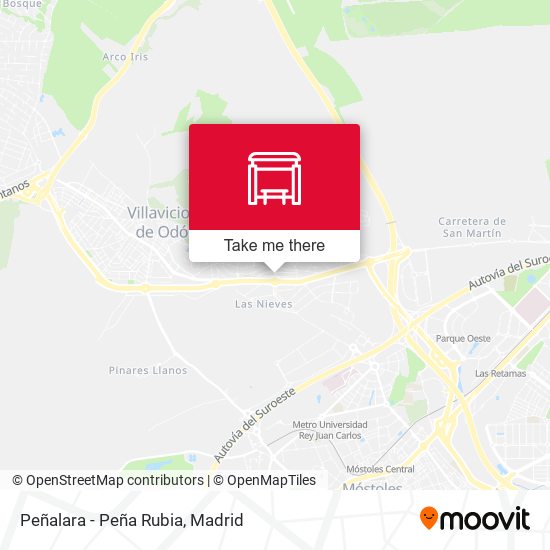 Peñalara - Peña Rubia map