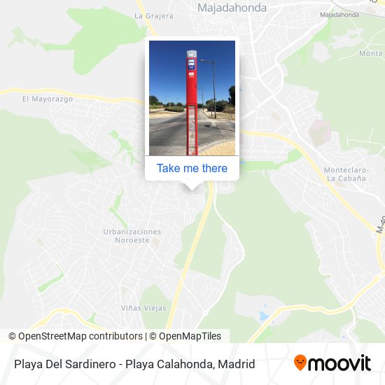 Playa Del Sardinero - Playa Calahonda map