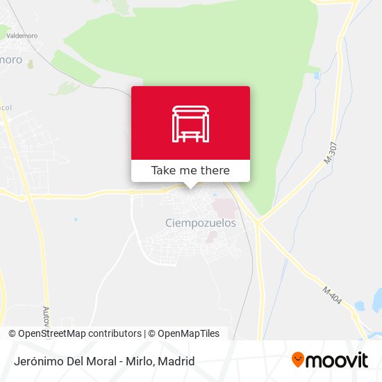 Jerónimo Del Moral - Mirlo map