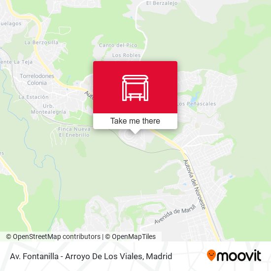 Av. Fontanilla - Arroyo De Los Viales map