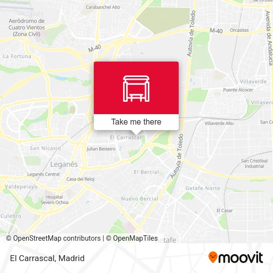 El Carrascal map