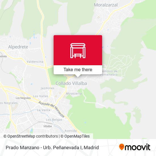 mapa Prado Manzano - Urb. Peñanevada I