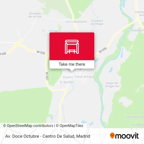 Av. Doce Octubre - Centro De Salud map