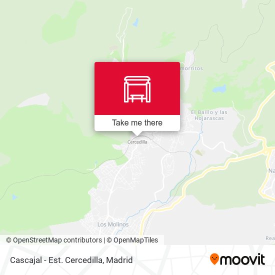 Cascajal - Est. Cercedilla map