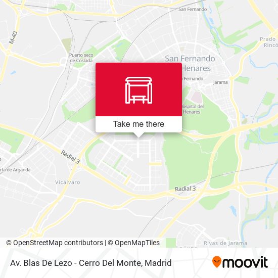 Av. Blas De Lezo - Cerro Del Monte map
