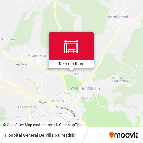 Hospital General De Villalba map