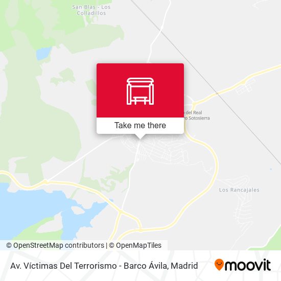 Av. Víctimas Del Terrorismo - Barco Ávila map