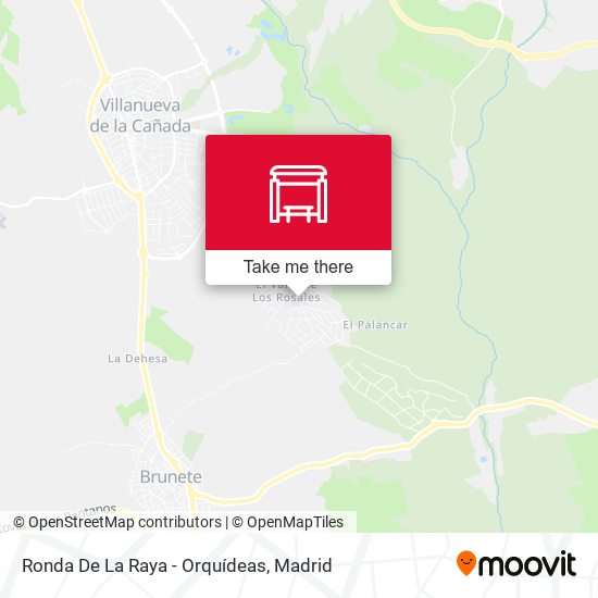 Ronda De La Raya - Orquídeas map