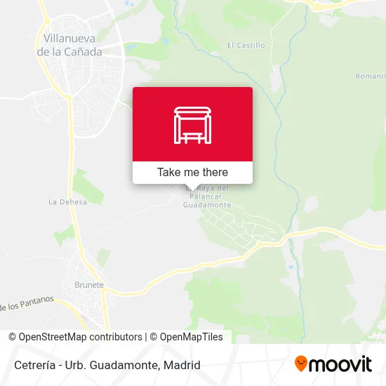 Cetrería - Urb. Guadamonte map