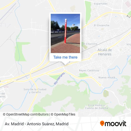 Av. Madrid - Antonio Suárez map