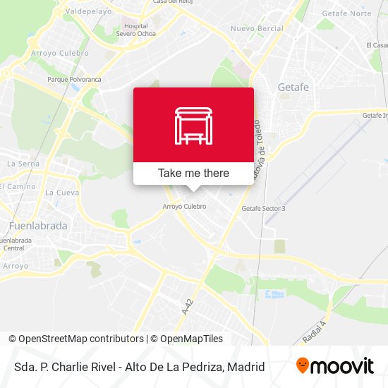 Sda. P. Charlie Rivel - Alto De La Pedriza map