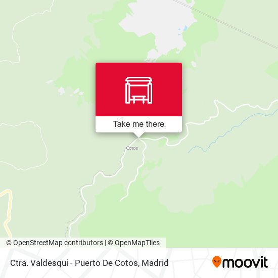 Ctra. Valdesqui - Puerto De Cotos map