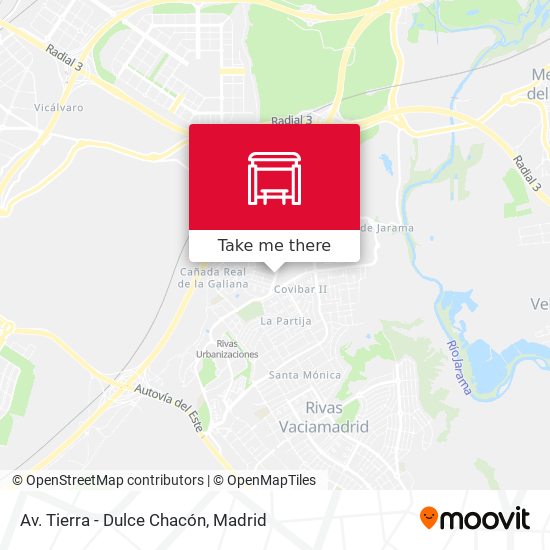 Av. Tierra - Dulce Chacón map