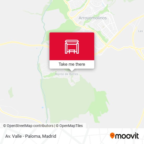 Av. Valle - Paloma map