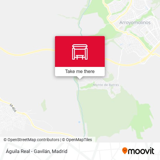 Águila Real - Gavilán map