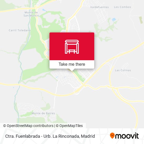 Ctra. Fuenlabrada - Urb. La Rinconada map