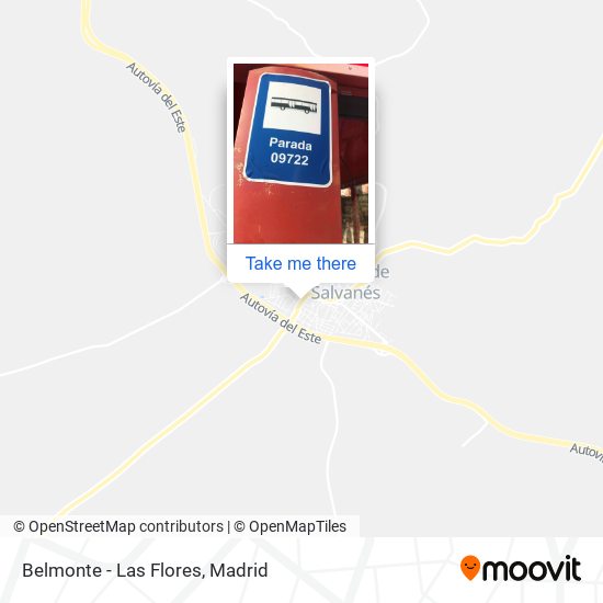 Belmonte - Las Flores map