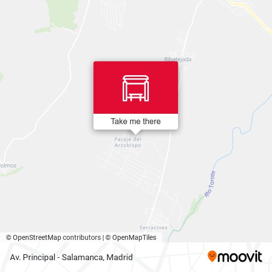 Av. Principal - Salamanca map