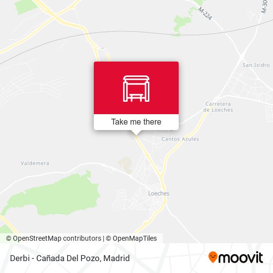 Derbi - Cañada Del Pozo map