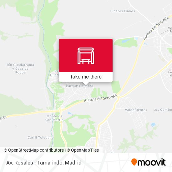 Av. Rosales - Tamarindo map