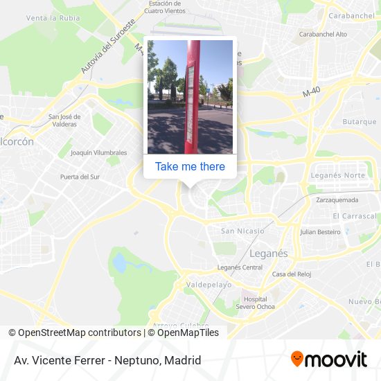 Av. Vicente Ferrer - Neptuno map