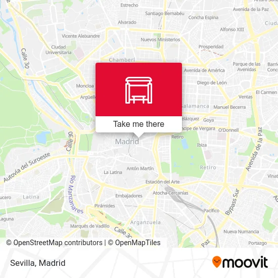 Sevilla map