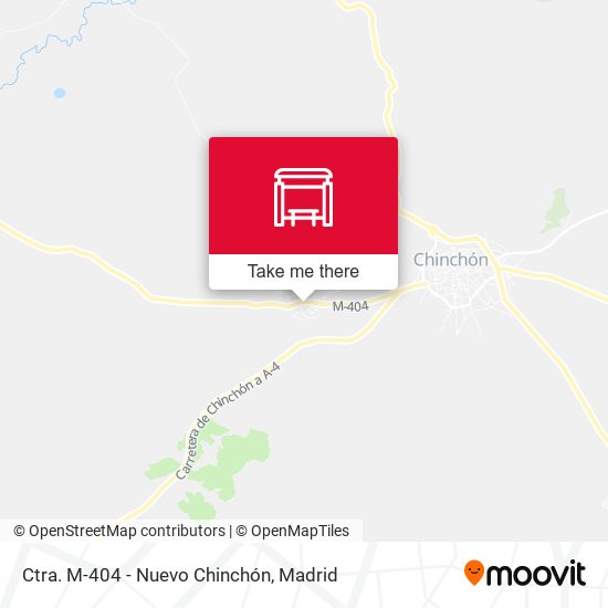Ctra. M-404 - Nuevo Chinchón map