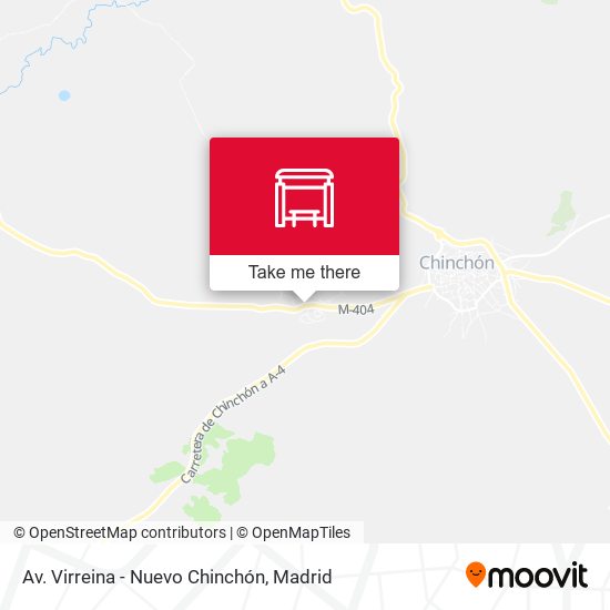 Av. Virreina - Nuevo Chinchón map