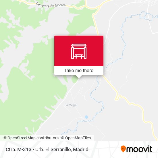 Ctra. M-313 - Urb. El Serranillo map
